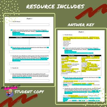 Kite Runner Study Guide Answer Key