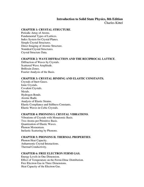 Kittel Chapter 8 Solutions