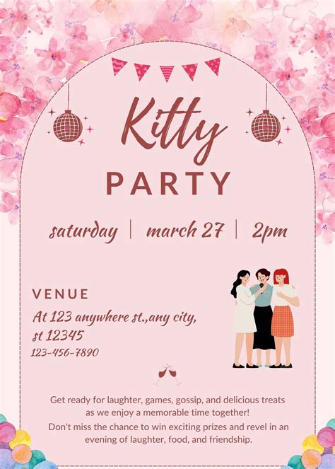 Kitty Party Invitation