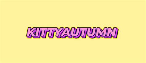 kittyautumnmeow creator profile