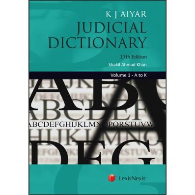 Read Kj Aiyar Apos S Judicial Dictionary Alilee 