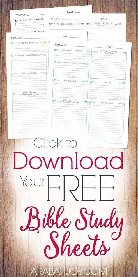 Kjv Bible Study Lessons