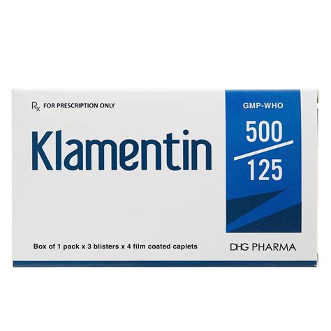klamentin | Thuc Klamentin 500125 tr vim xoang vim