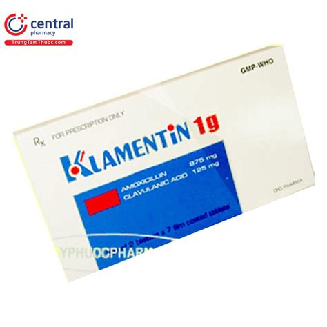 klamentin 1g | Klamentin 1g Thuc bit dc cng dng