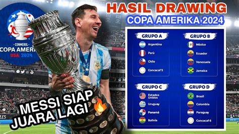 KLASMEN PIALA COPA AMERICA：Berikut Hasil Drawing Piala Dunia AntarKlub 2025, Kerja Keras