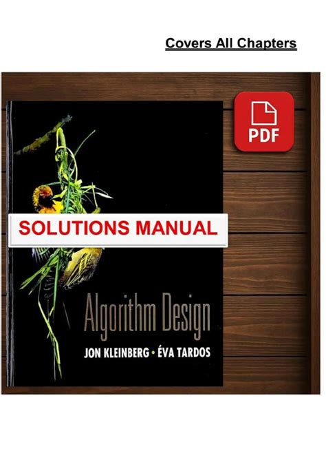 Kleinberg Algorithm Design Solution Manual