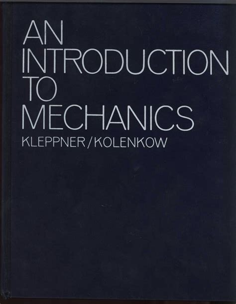 Full Download Kleppner Kolenkow Introduction Mechanics Solutions For 