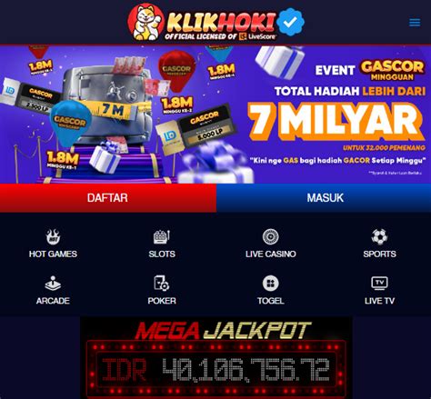 KLIKHOKI SLOT：SIHOKILogin dan Daftar Situs Slot Bandar Terpercaya 2024