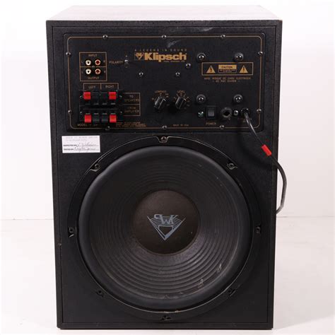 klipsch sw10 user guide