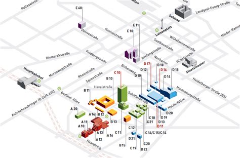 km Der Lageplan der Hochschule Darmstadt E 31 E 30