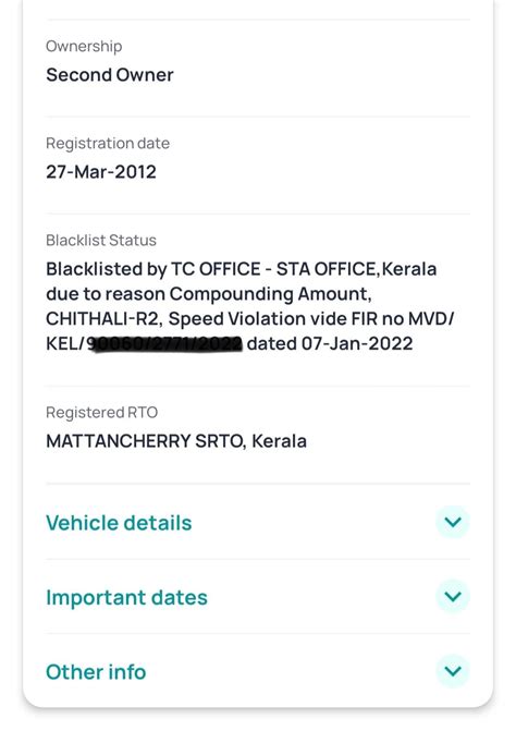 kmvd registration number