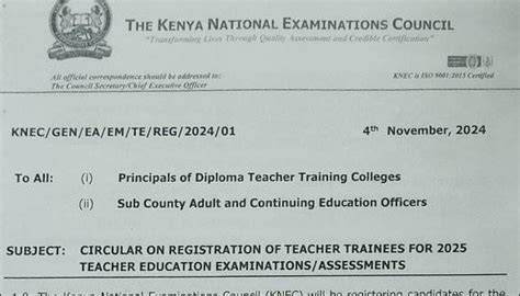 knec registration ecde 2013