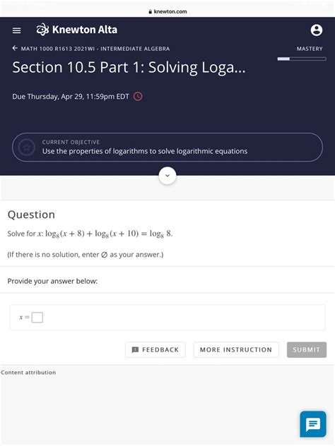 Knewton Alta Math 140 Section 1
