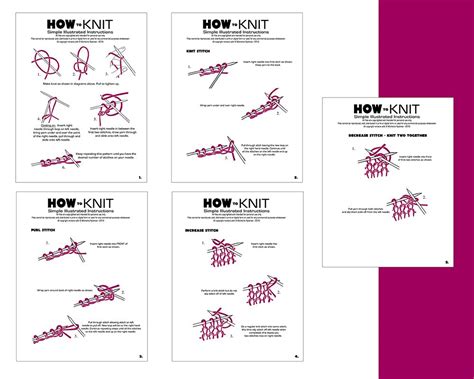 Knifty Knitter Stitches Guide