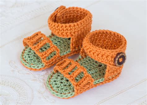 knit baby sandals pattern