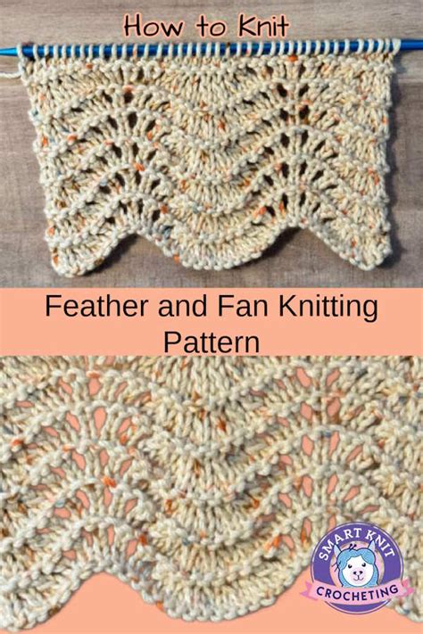 Knit Pattern For Feather And Fan Hat