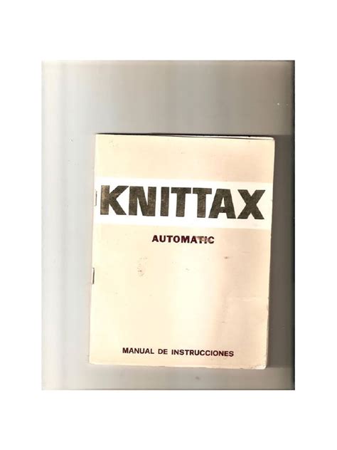 knittax automatic ii pdf