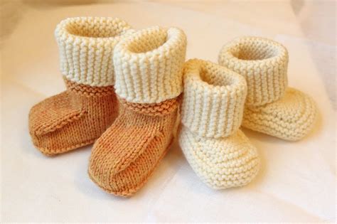 knitted baby boots pattern