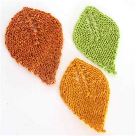 Knitted Leaves