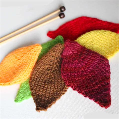 Knitted Leaves Pattern