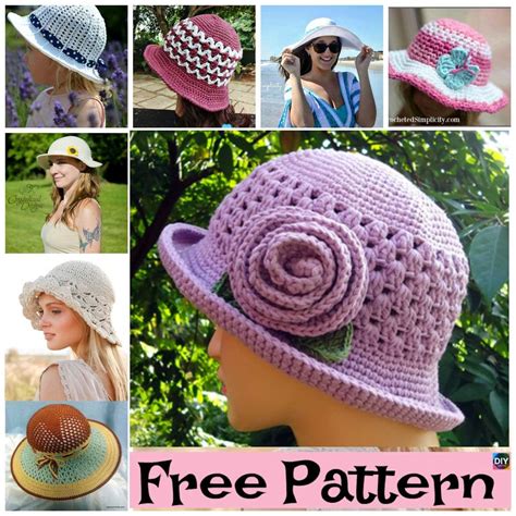 knitted sun hat patterns