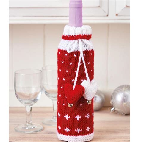 Knitted Wine Bottle Cover Pattern