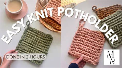 Knitting Board Potholder