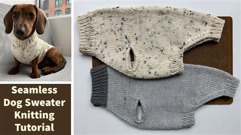 Knitting Pattern Dog Sweater Pattern Knit Dog Sweater