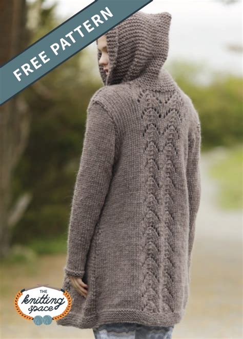 knitting pattern for hooded jacket
