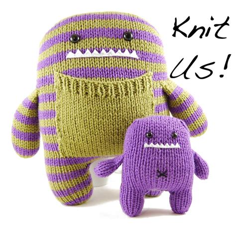 knitting pattern for monster inc toys