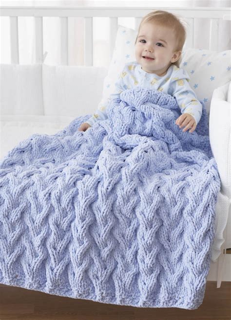 Knitting Pattern Of Baby Blanket