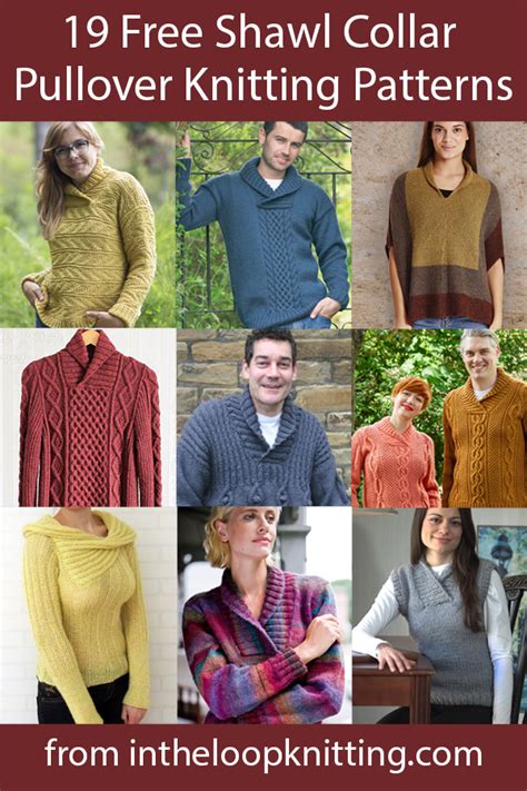 Knitting Patterns For Shawl Collar Men Sweater