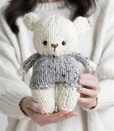 Knitting Patterns For Small Teddy Bear Sweaters