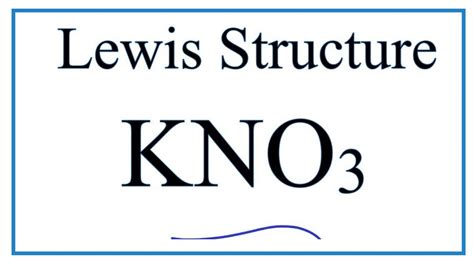 Kno3 Lewis Structure