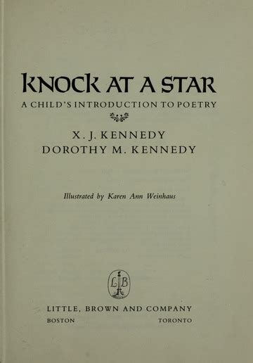 Full Download Knock At A Star 