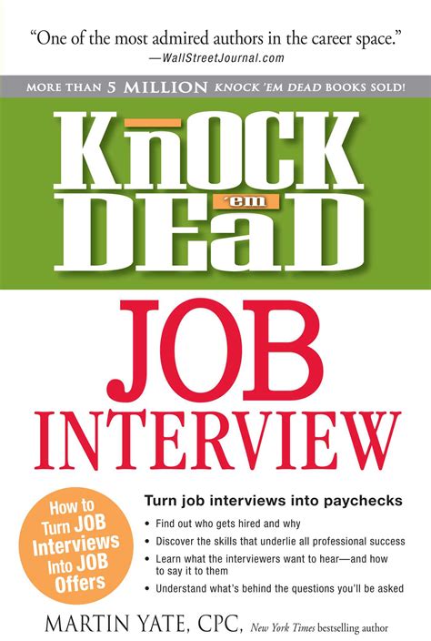 Read Knock Em Dead Job Interview How To Turn Job Interviews Into Job Offers 