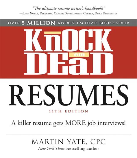 Read Online Knock Em Dead Resumes A Killer Resume Gets More Job Interviews 