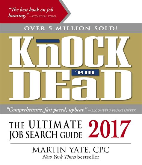 Read Online Knock Em Dead The Ultimate Job Search Guide 