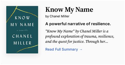 Know My Name Summary