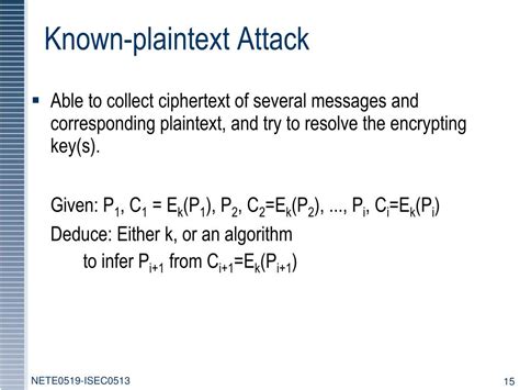 Known Plaintext Attack