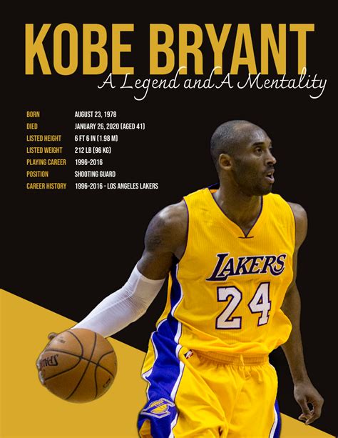 kobe bryant biography essay format