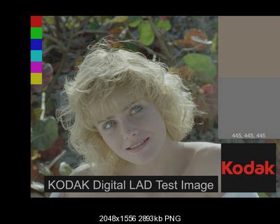 kodak digital lad test image