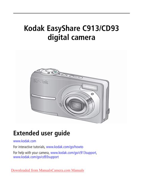 Download Kodak Camera User Guide 