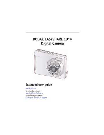 Full Download Kodak Cd14 Extended User Guide 