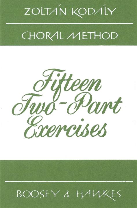 kodaly 15 part exercises