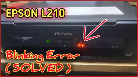 kode error printer epson l210