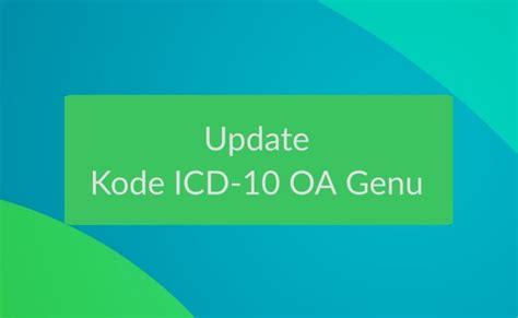 kode icd 10 oa genu | ICD10CM Code for Osteoarthritis of knee unspecified