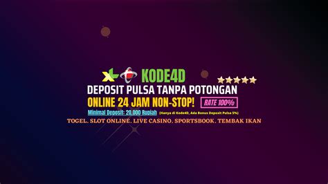 KODE4D ONLINE: Situs Judi Slot Online Mudah Menang Dengan RTP Tertinggi Hari Ini