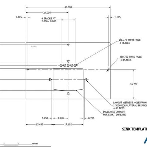 kohler 2210 cutout template