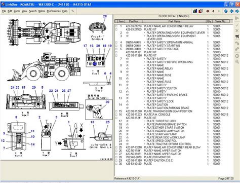 komatsu parts software